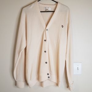 Vintage Arnold Palmer Button up sweater